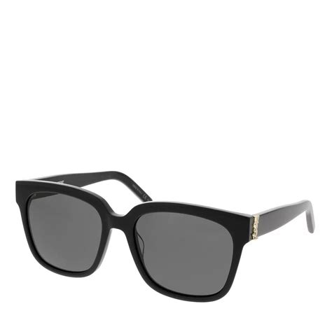 Saint Laurent SL M40 54 Grey & Black Shiny .